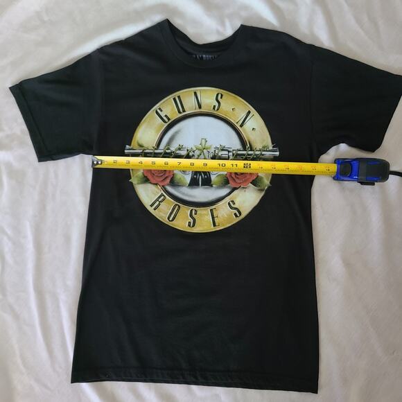 Guns N Roses Classic Logo Black T Shirt Small Tee Unisex - Picture 5 of 8